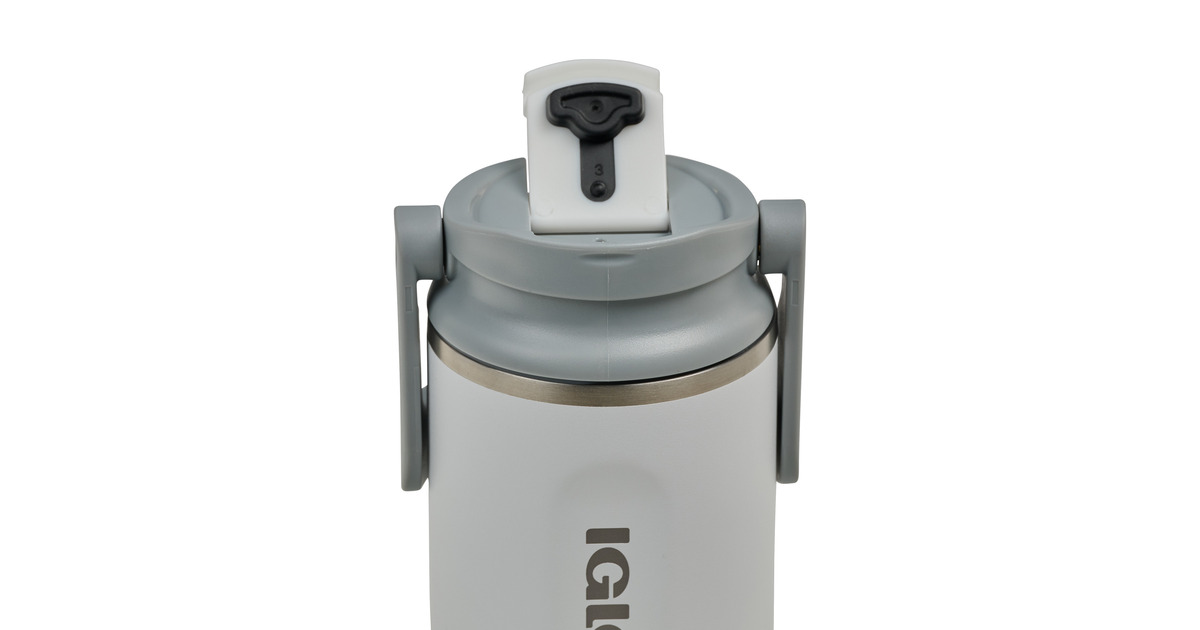 IglooFlip ‘n’ Sip Tumbler 12 oz, 0,35 liter drinkfles  (Wit)