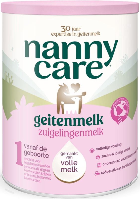 Nannycare - Zuigelingenmelk Geitenmelk - 800 Gram