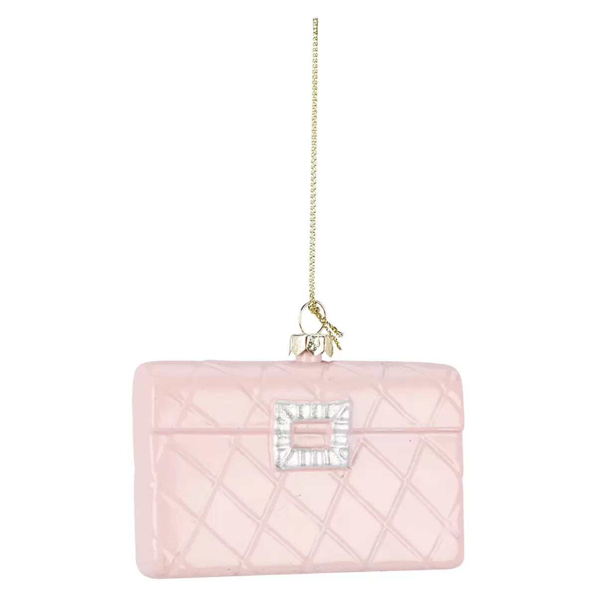 Hängedeko Lady XMAS gold,rosa,schwarz