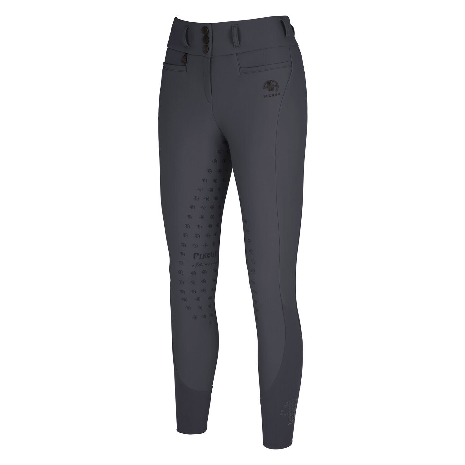 PIKEUR Linn Athleisure Softshell Highwaist Reithose - dark shadow