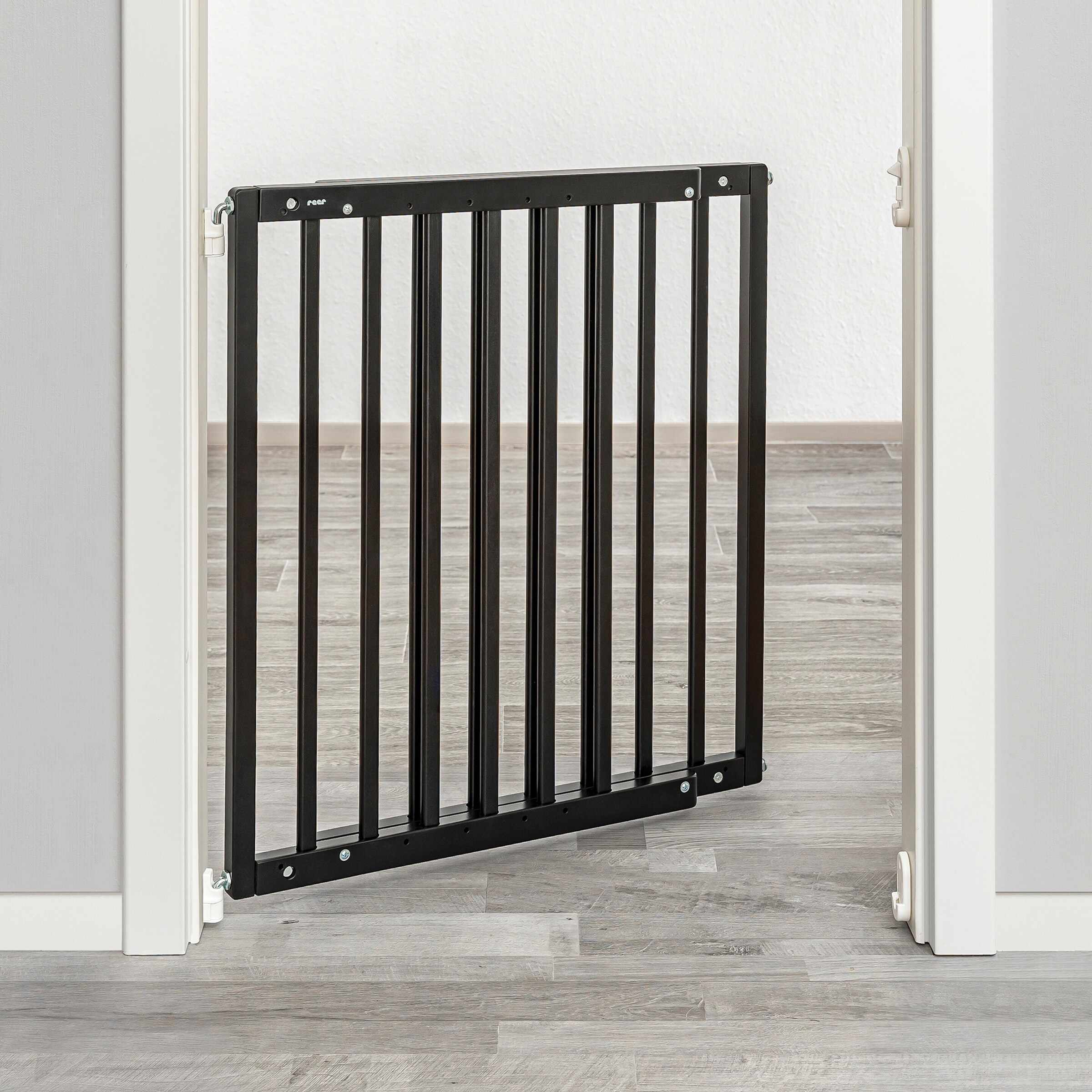 reer Tür- und Treppenschutzgitter Baukasten Schraubgitter schwarz