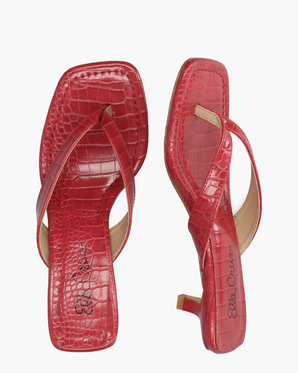 Ella Cruz Zuse Rood Damesslippers
