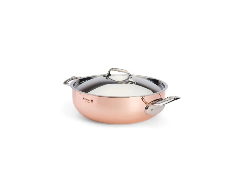 de Buyer Prima Matera, 5 L, Kobberfarve, Kobber, Rustfrit stål, Rustfrit stål, Rustfrit stål, 27,9 cm