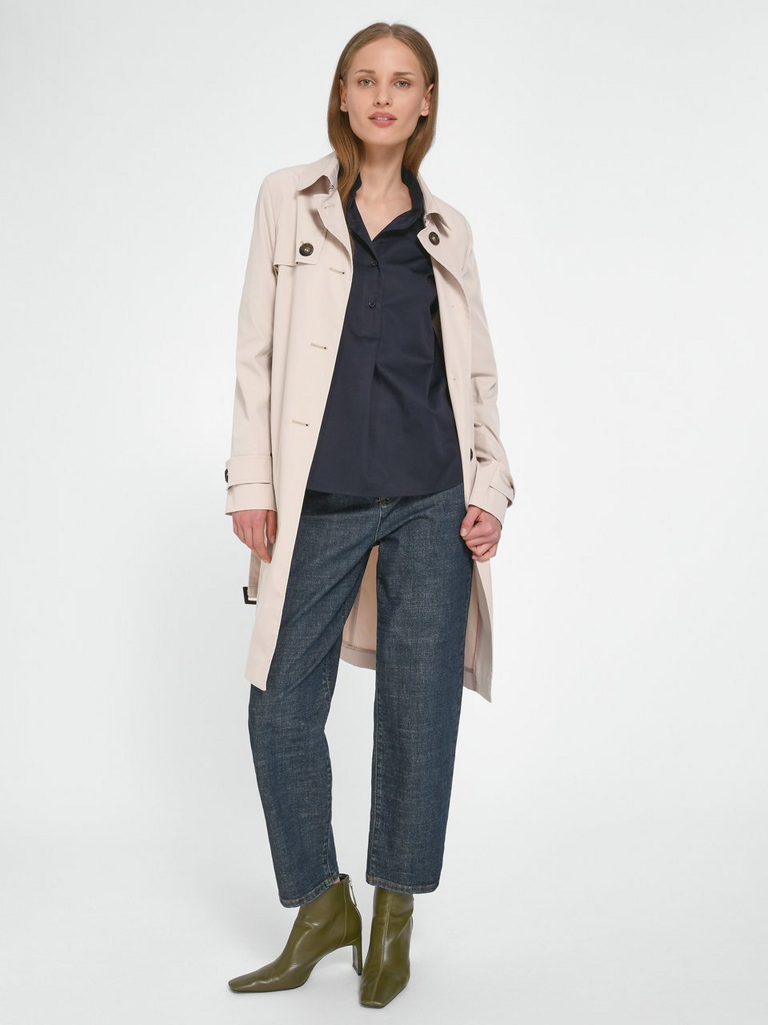 Bluse mit Stehkragen
