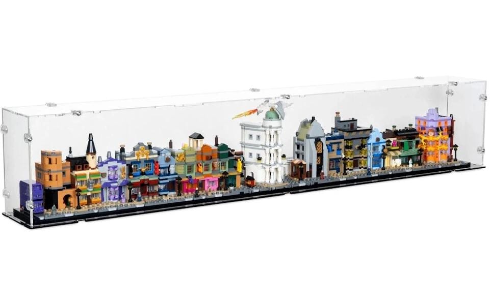 Baukasten Acryl-Display für LEGO 76444 Harry PotterAcry-Display-Box für LEGO Harry Potter Die Zauberläden der Winkelgasse