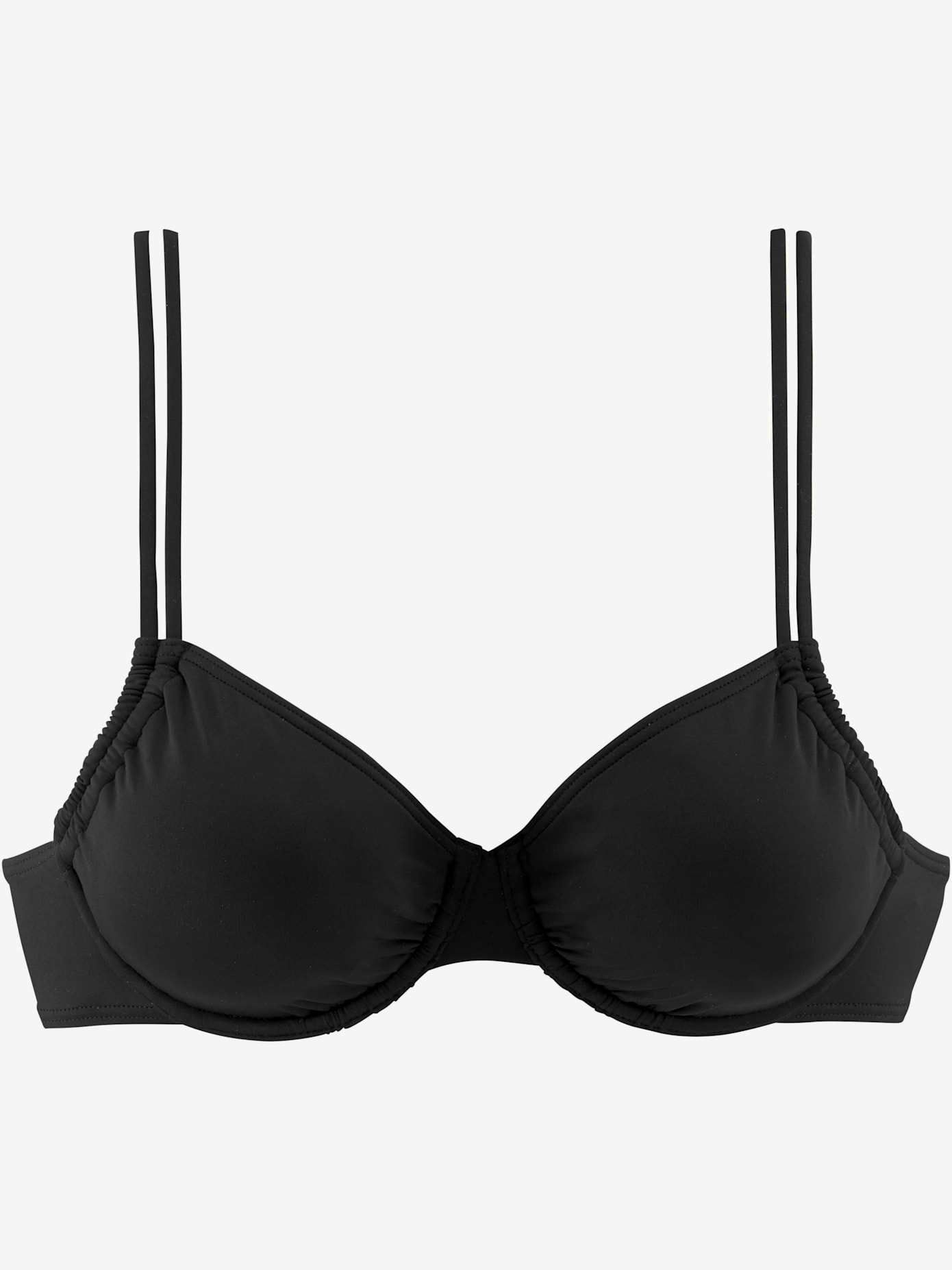 Haut de maillot de bain à armatures design classique