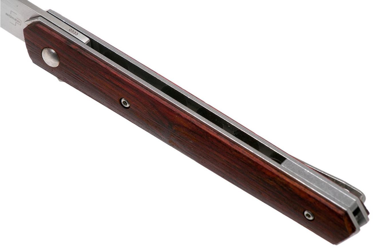 Böker Plus Kwaiken Air Cocobolo 01BO168 zakmes, Lucas Burnley design