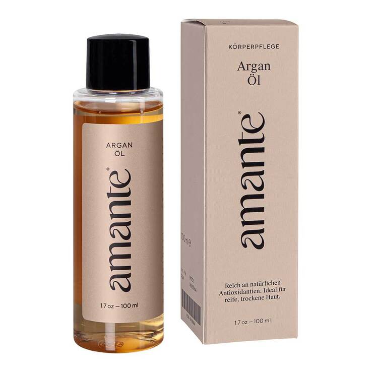 Arganöl 100% rein Hautpflegeöl Amante, 100 ml