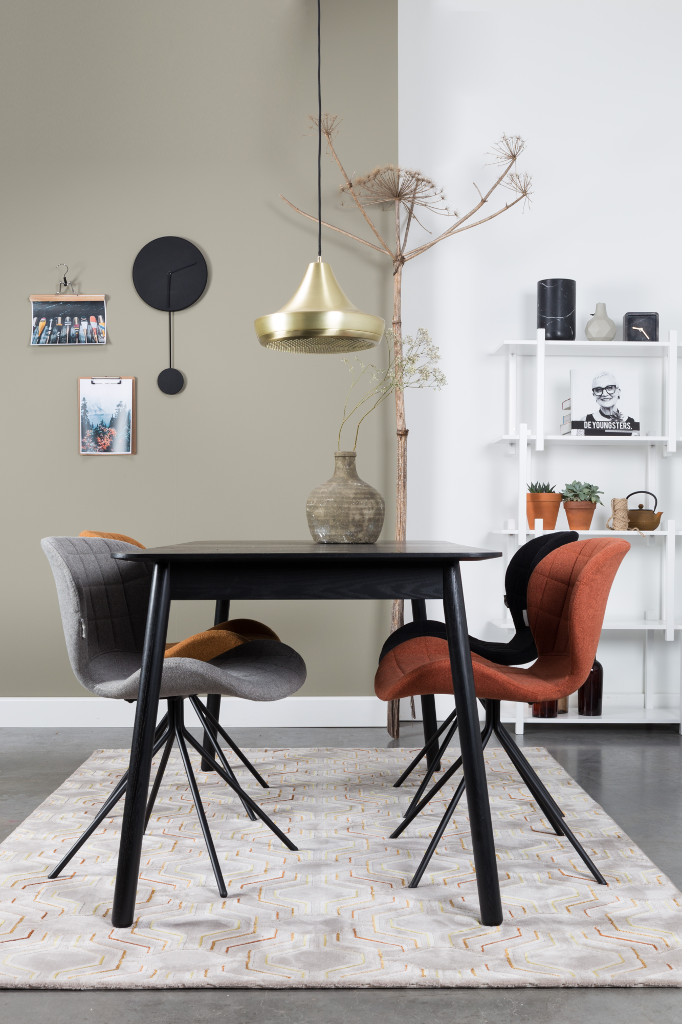 Eettafel Glimps rechthoekig uitschuifbaar walnoot 120-160 x 80