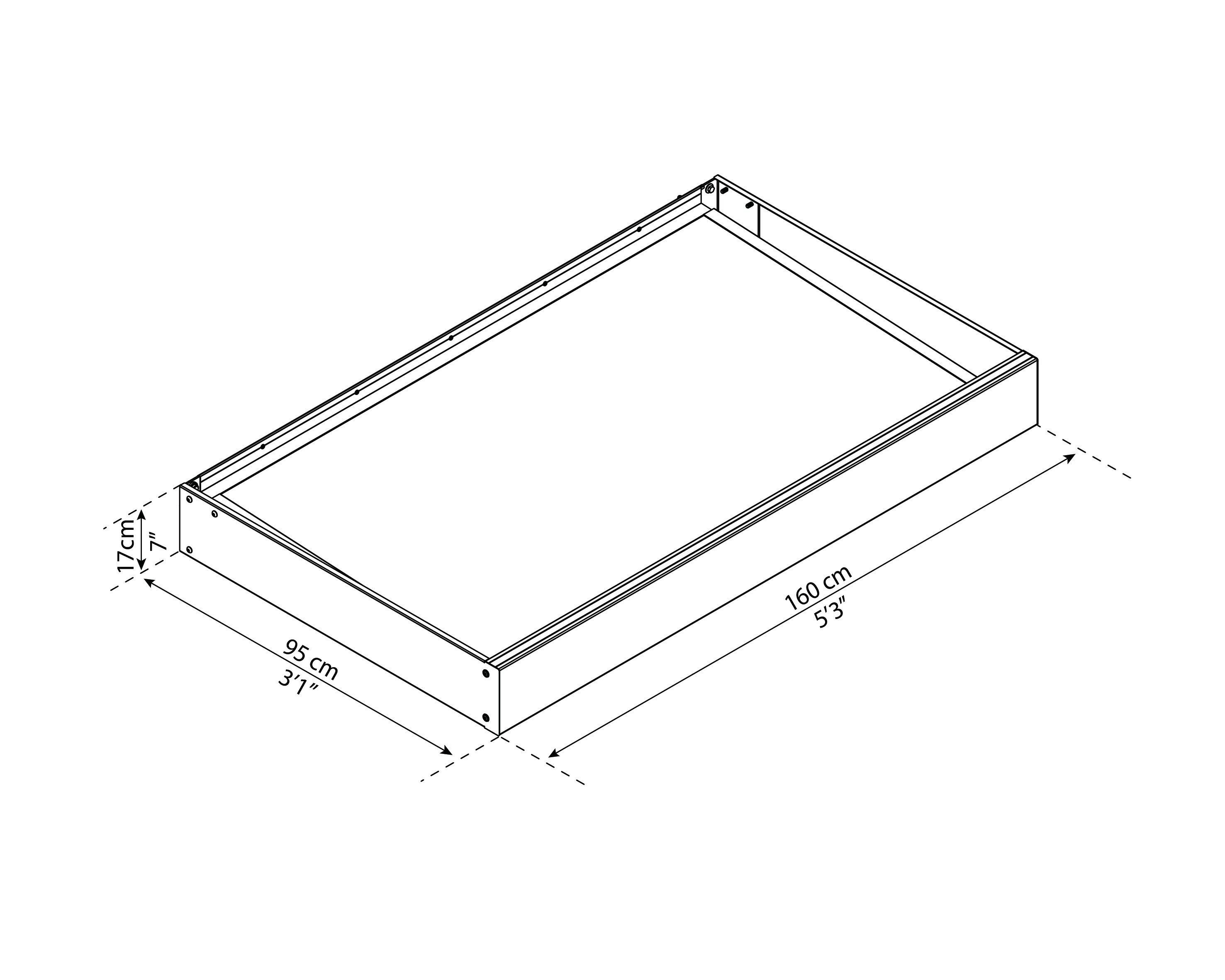 Canopia Sophia Vordach, anthrazit, weiß satiniert 160x95x17 in cm (LxBxH)
