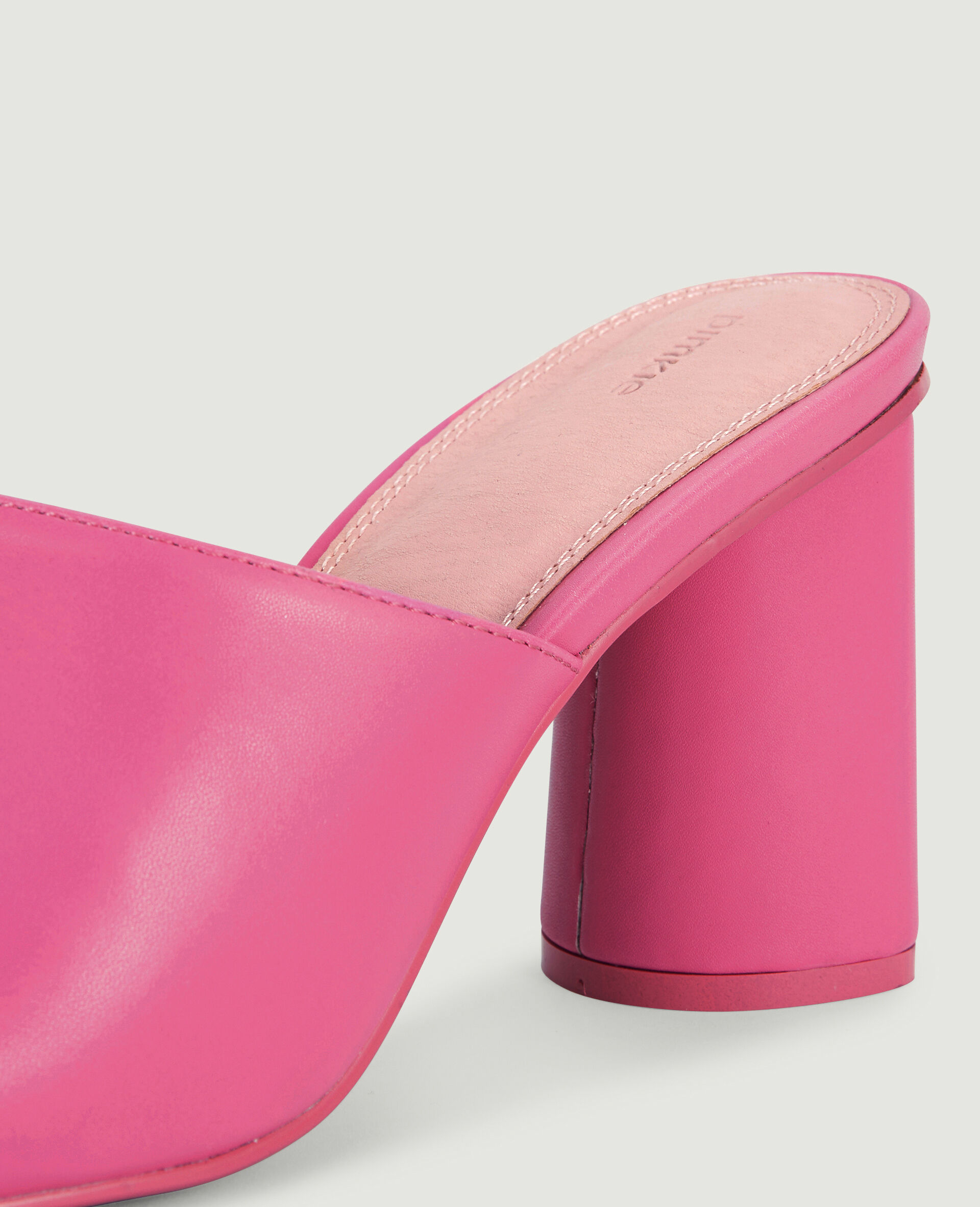 Mules à talons - Rose