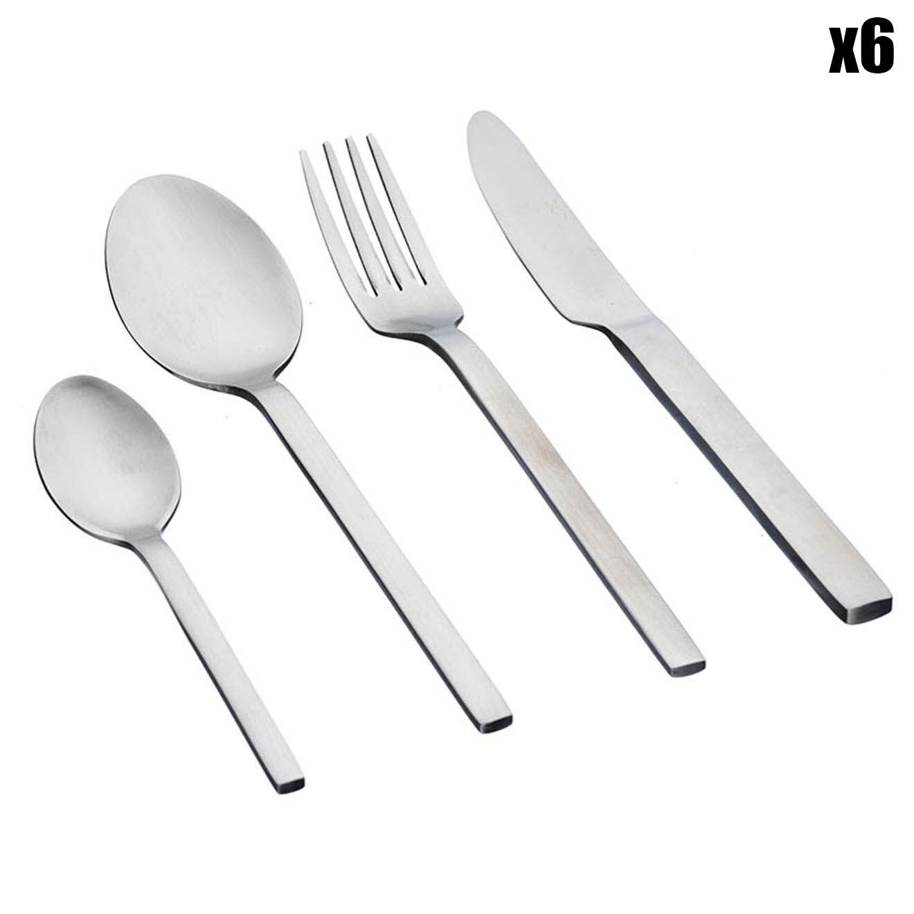 Bjorn Ménagère Emund inox mat - 24 pièces