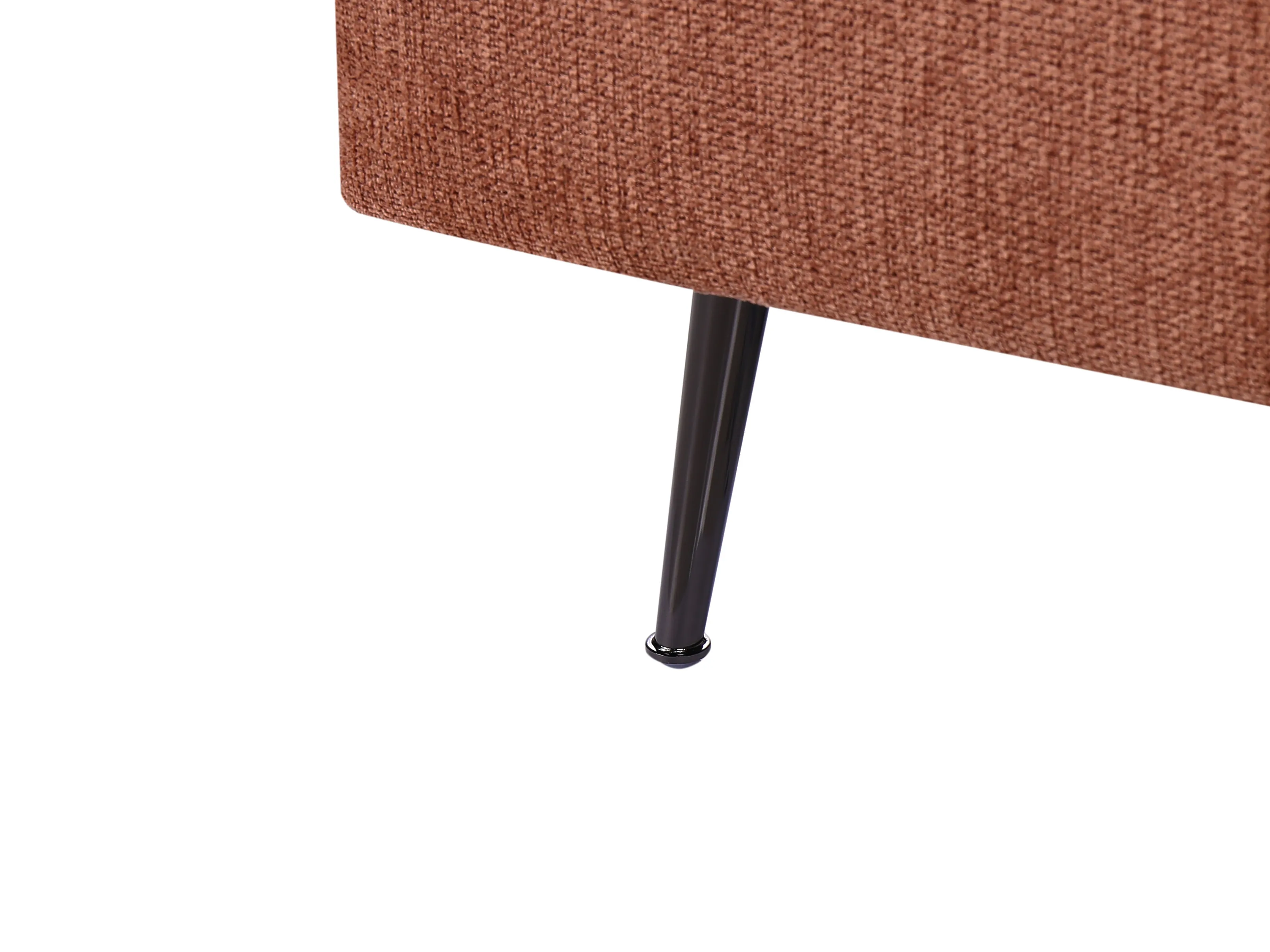 Rechtszijdige chaise longue RIOM Stof Rood