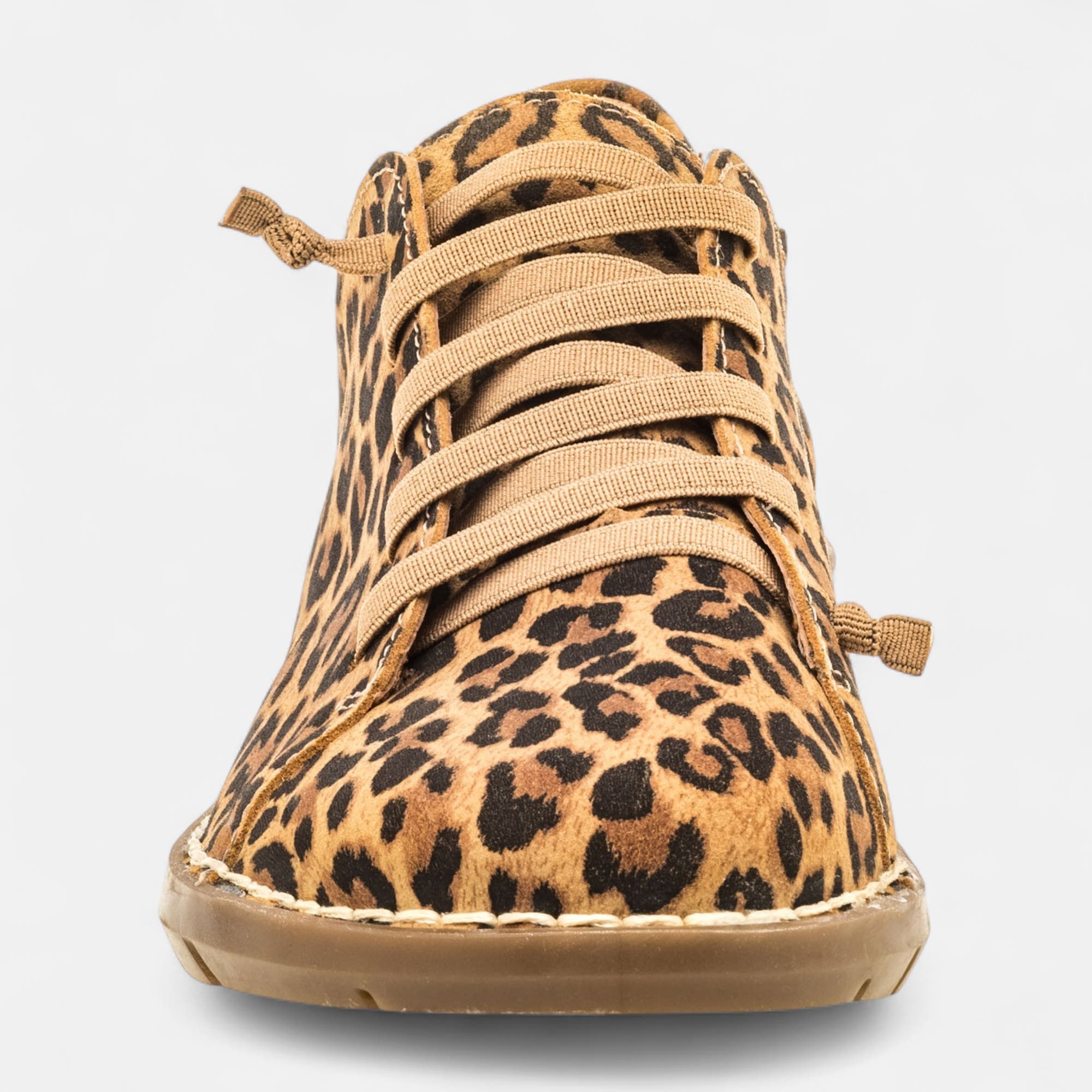 Derbies Femme en cuir camel