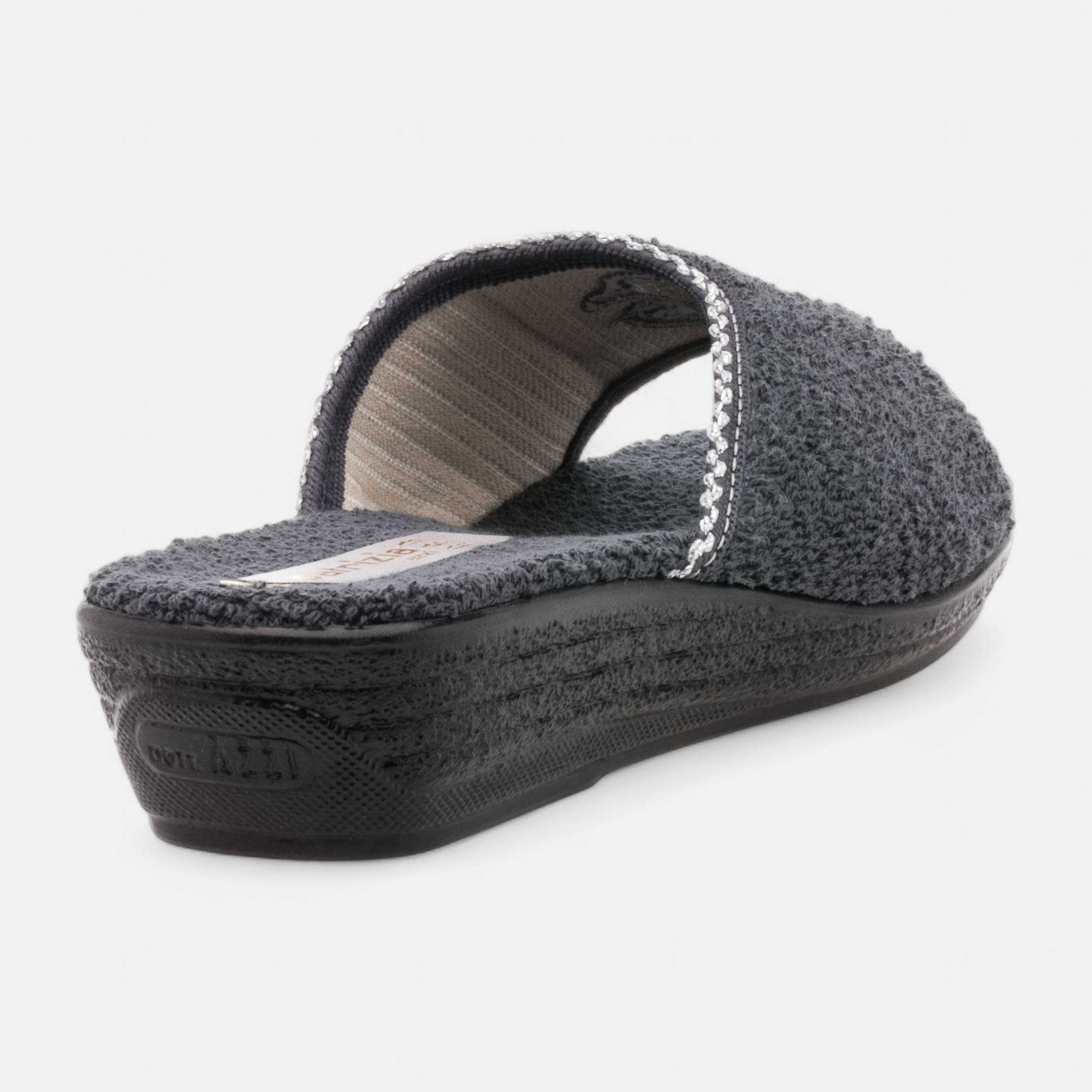 Pantoufles mules Femme gris