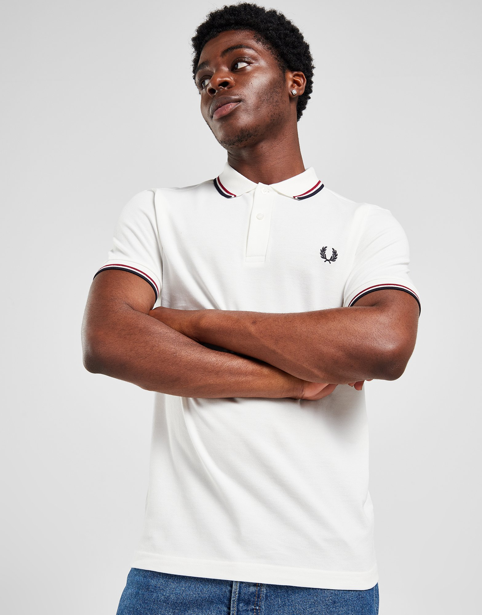 Fred Perry Polo Double Liseré Homme