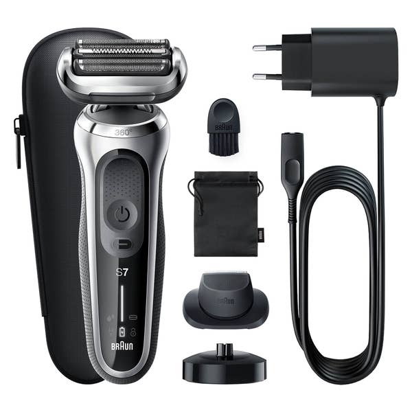 Braun Series 7 71-S4200cs Elektrorasierer mit Präzisionstrimmer, Ladestation