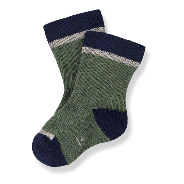 1+ in the family Chaussettes Côtelées Vania | Vert kaki