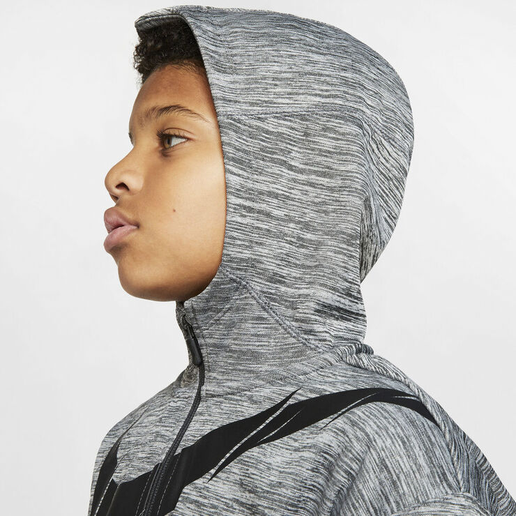 Nike Therma Full Zip Haettetroje Sort