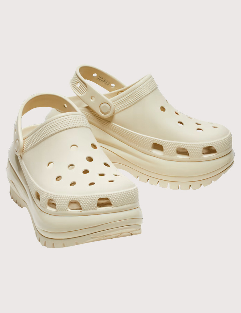 CROCS SABOTS FEMME MEGA CRUSH CLOG BEIGE