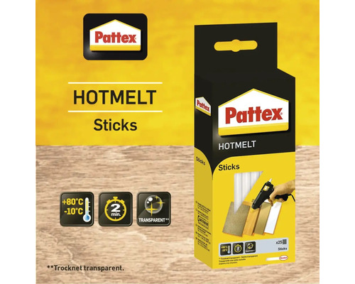 Pattex Hotmelt lijmpatronen, 25 stuks