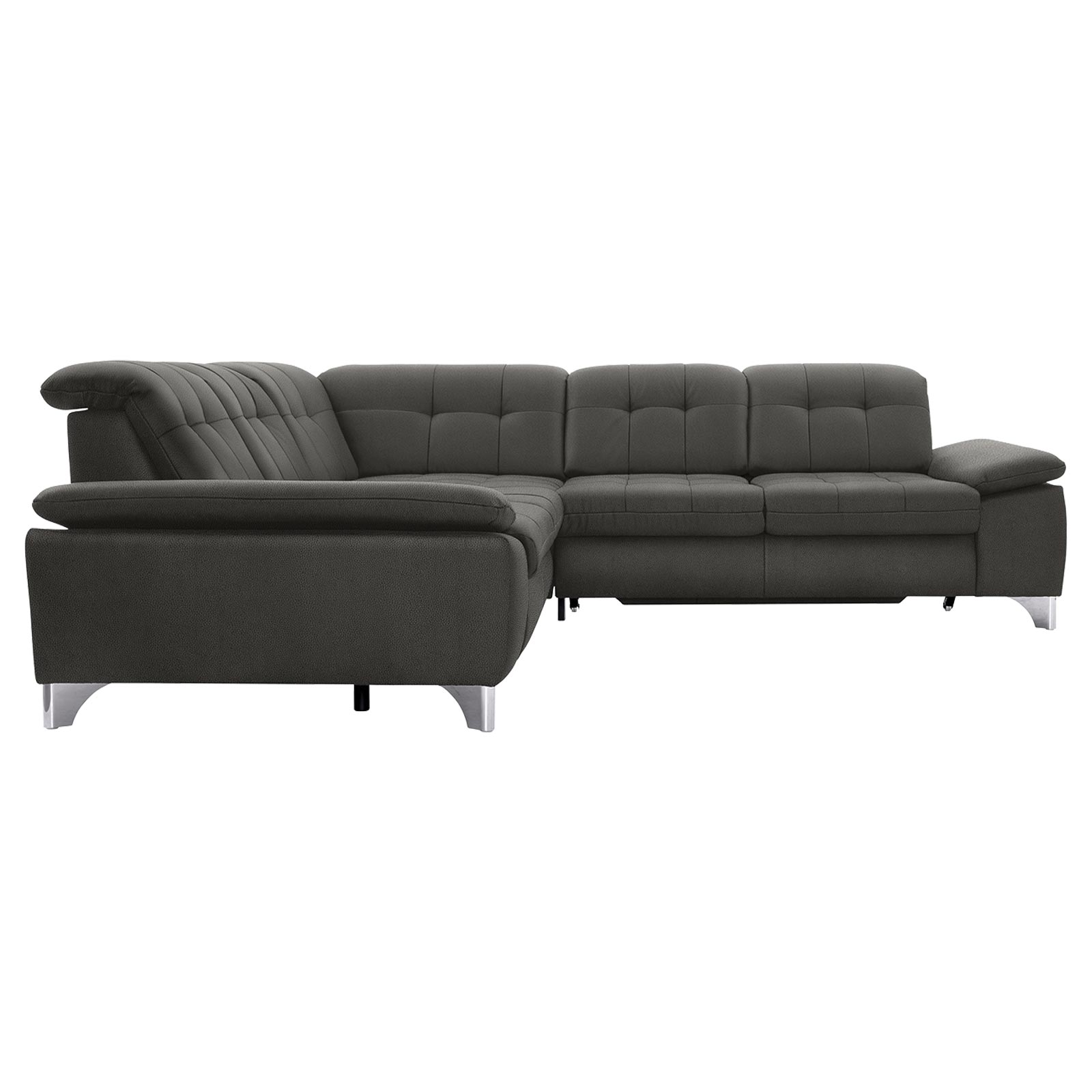 polsterpower Ecksofa - Holiday steel - Basismodell - links