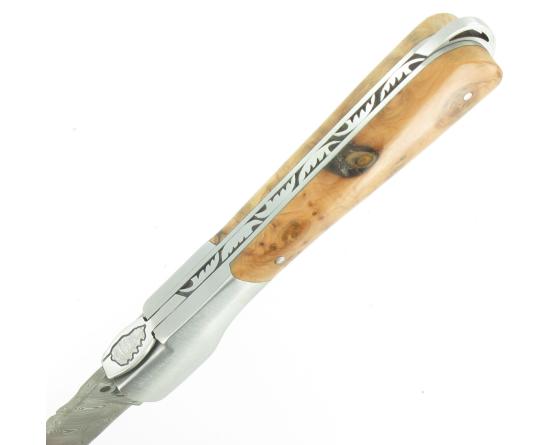 Sperone Genévrier - Damas Couteau de Poche - Sperone par Fontenille Pataud
