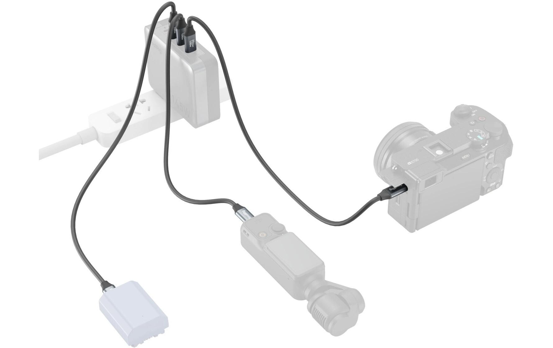 Kabel USB-C Data Cable 35 cm Gerade auf geradeUSB-C auf USB-C Datenkabel