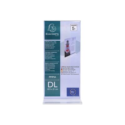 Exacompta - Porte-visuel droit - format DL vertical