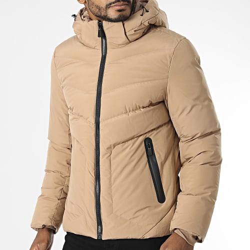 Doudoune Capuche Beige