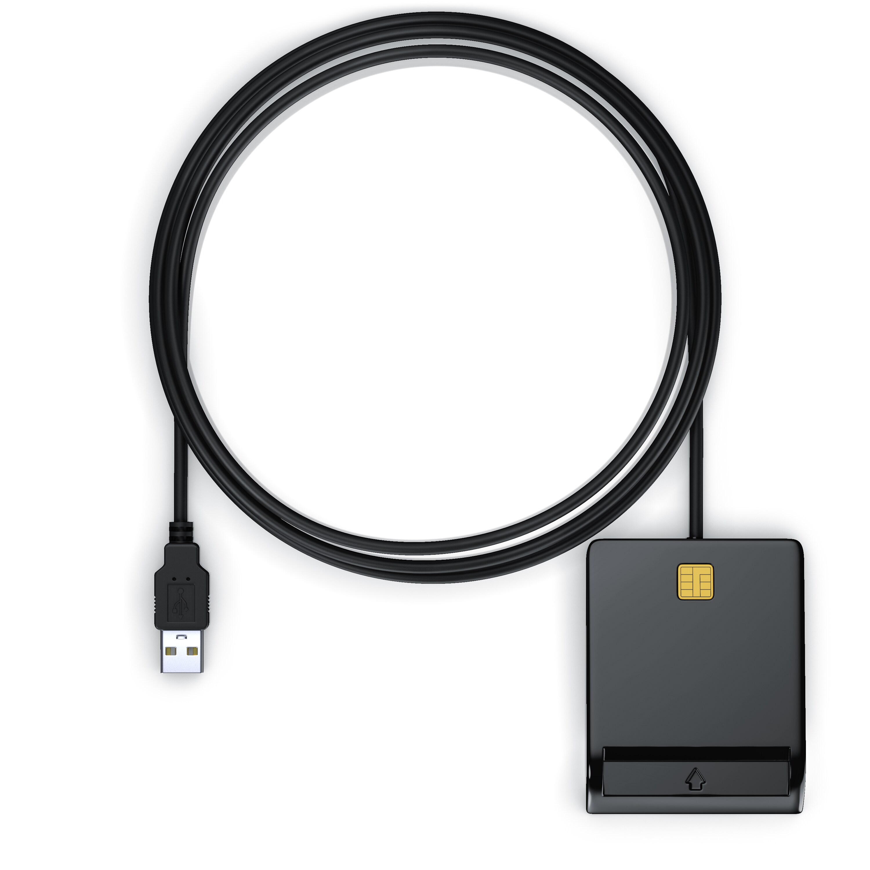 CSL HBCI-Chipkartenleser, USB Karten Leser HBCI fähig für eine schnelle Online-Identifizierung