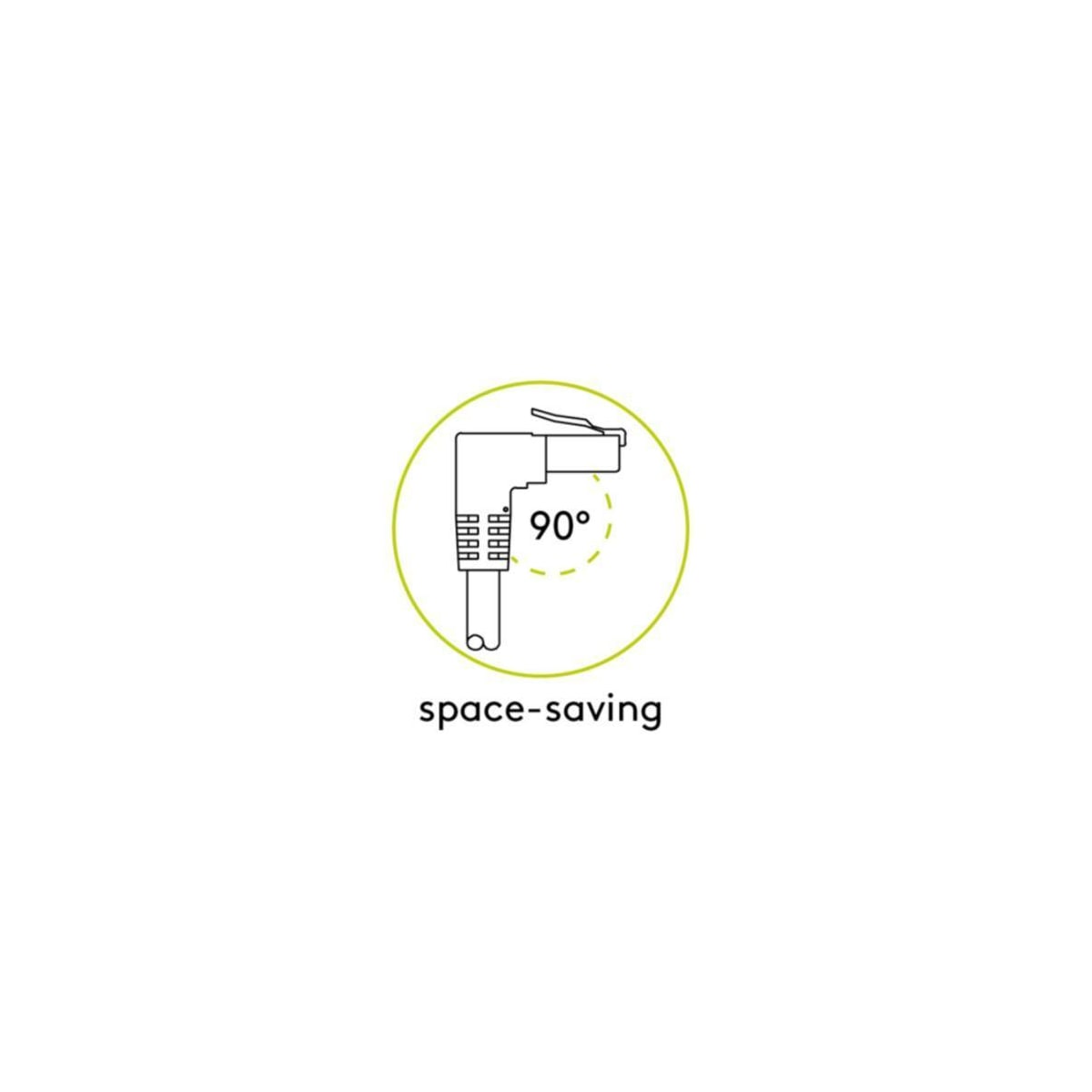 Goobay patchkabel 51517 Cat 6, U/UTP, svart, 3 m