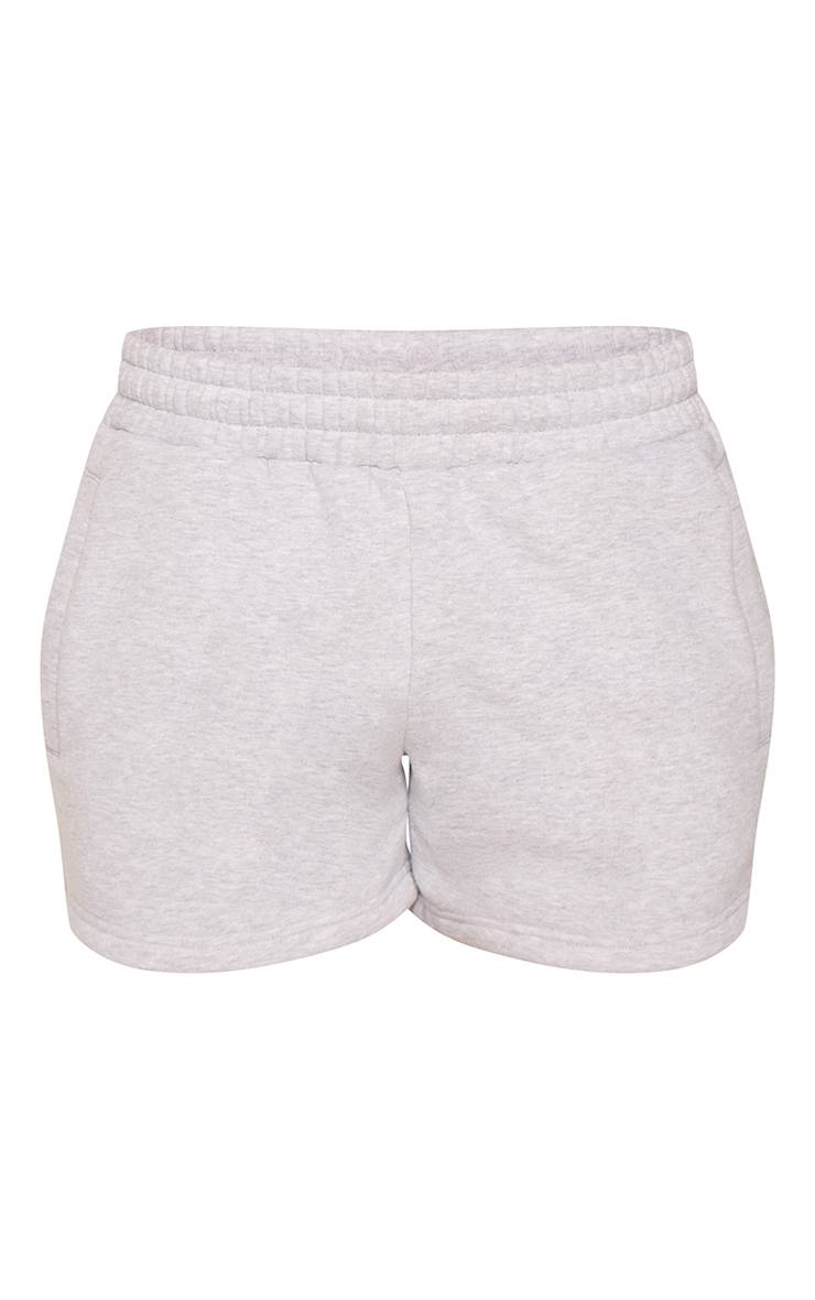 Gris Cendré Short De Jogging En Molleton De Coton