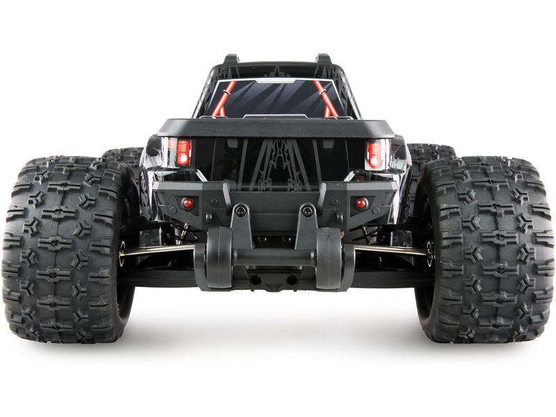 Amewi Monster Truck Hyper Go MTX10 1:10, ARTR, Schwarz Off-Road RC-Modellauto mit leistungsstarken, überdimensionierten und einstellbaren Öldruckstossdämpfern für volle Kontrolle im harten Off-Road-Einsatz