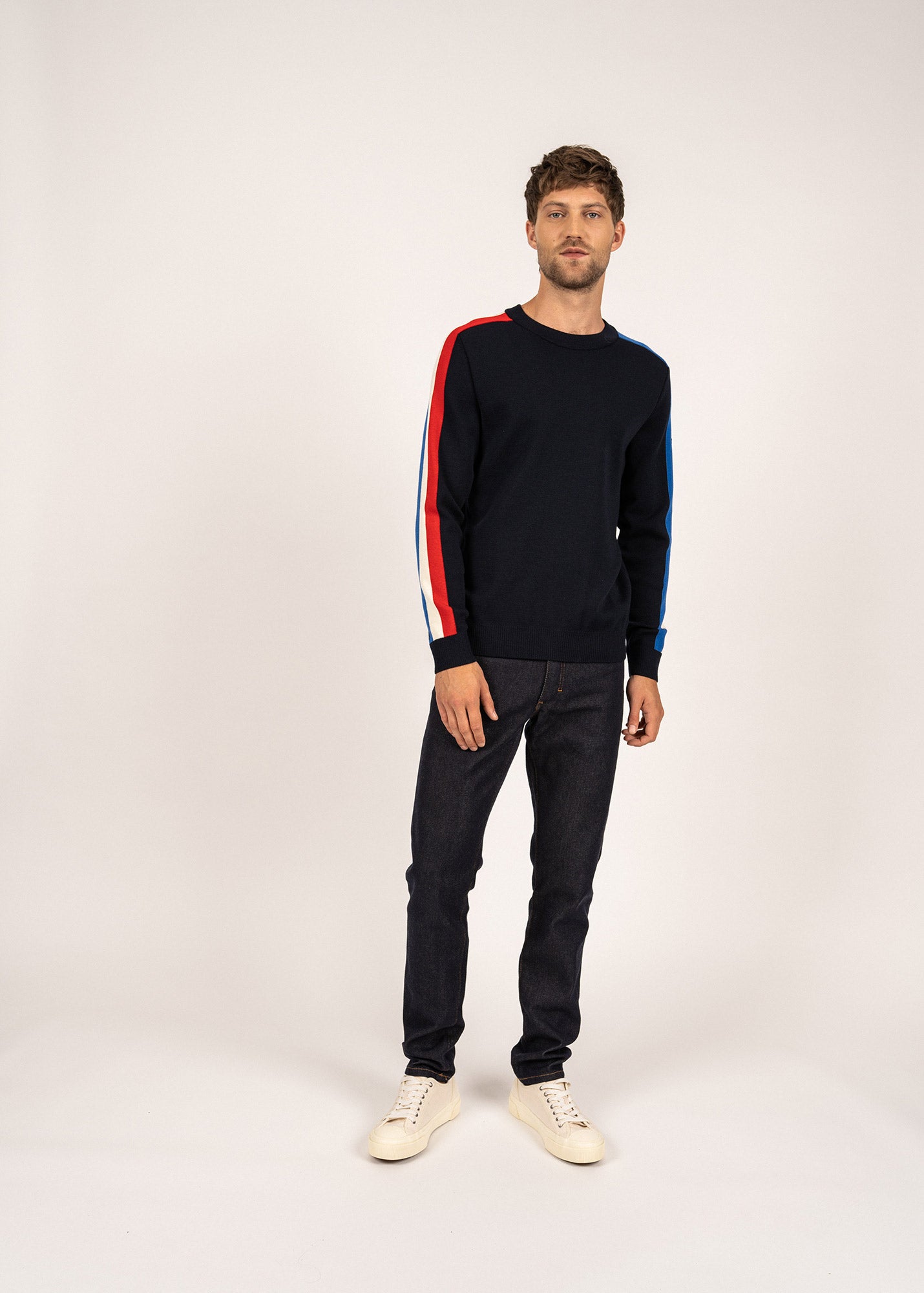Pull à manches raglan en laine