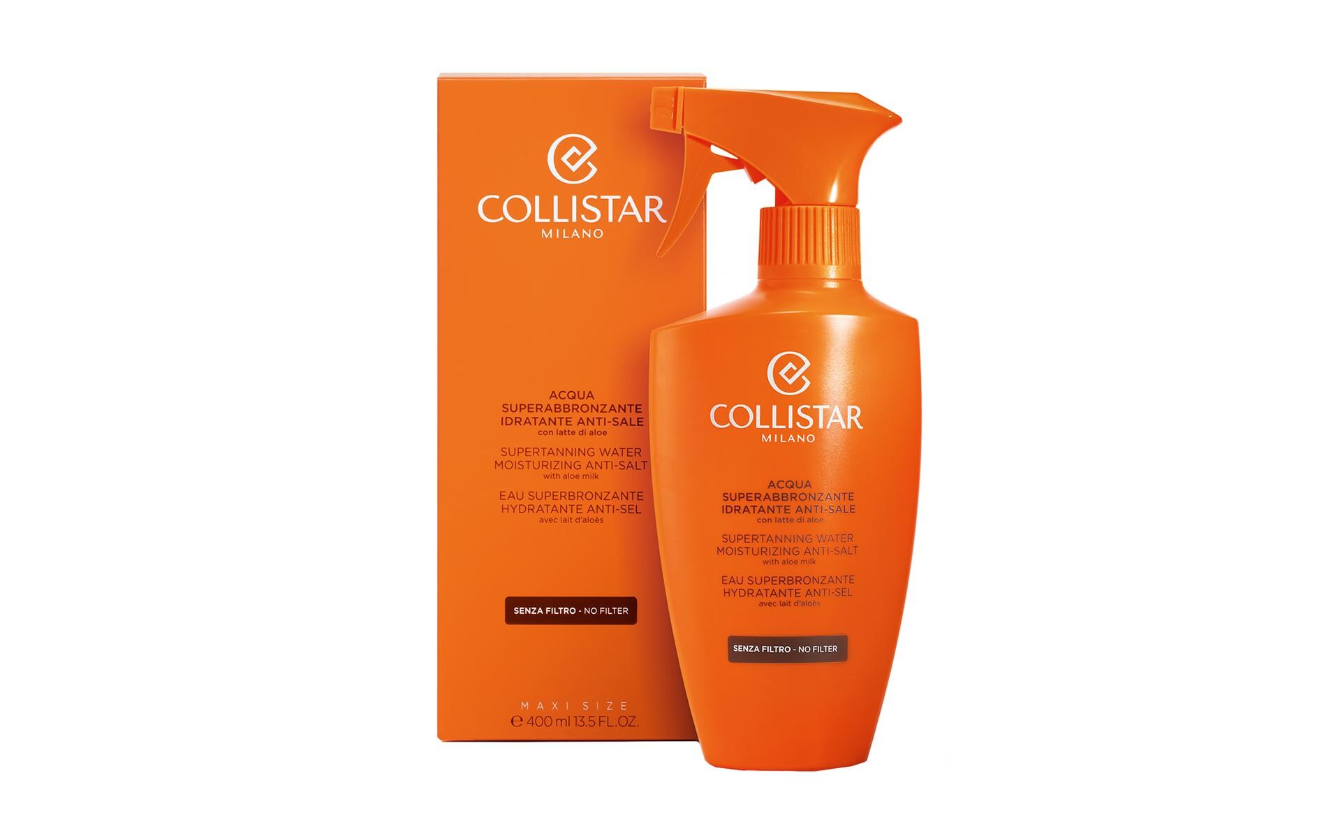 Supertanning Water Aloe 400 mlHydratisierendes Anti-Salz-Superbräunungswasser mit Aloe-Milch