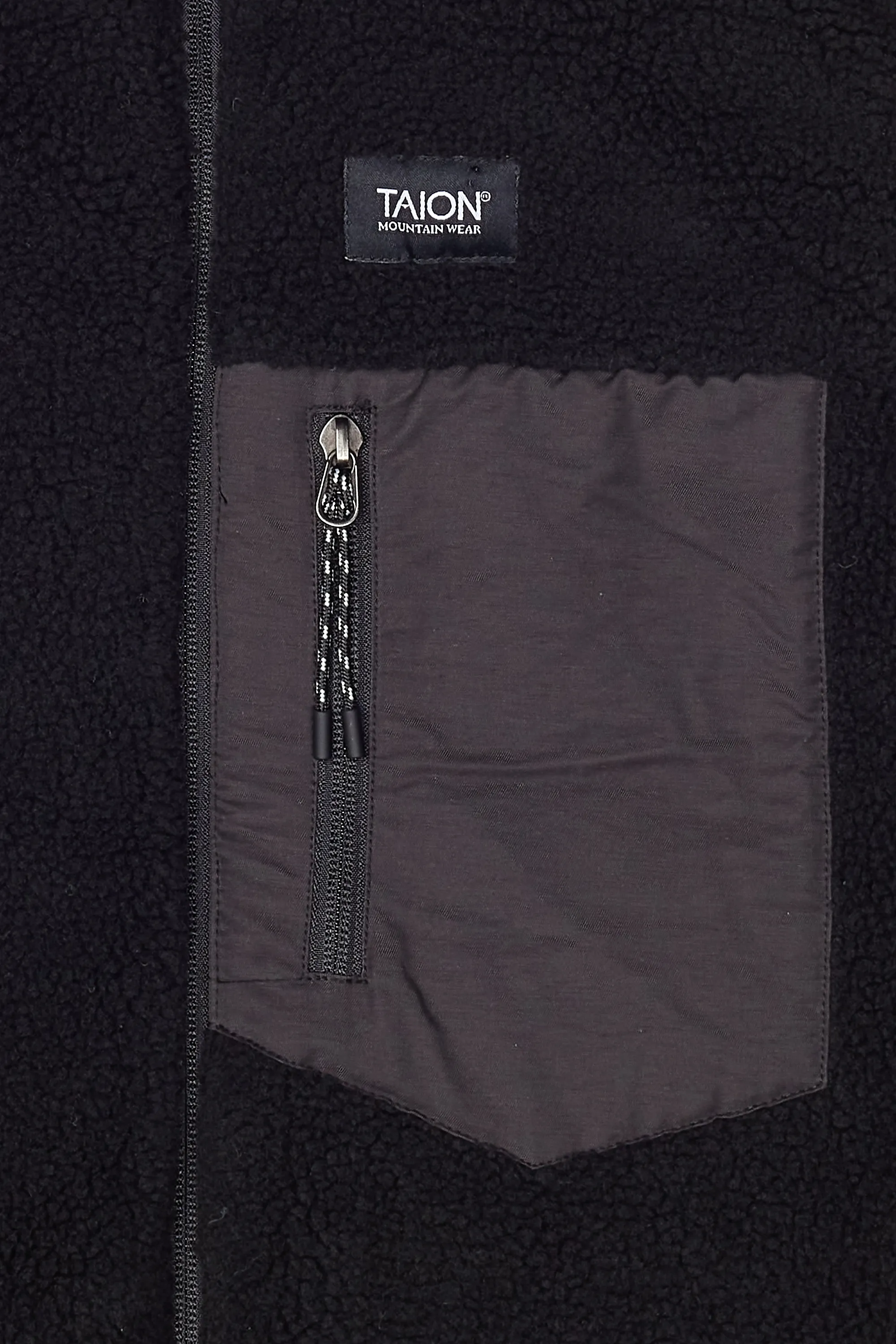 TAION Doudoune sans manches réversible  DOWN X BOAR REVERSIBLE Noir