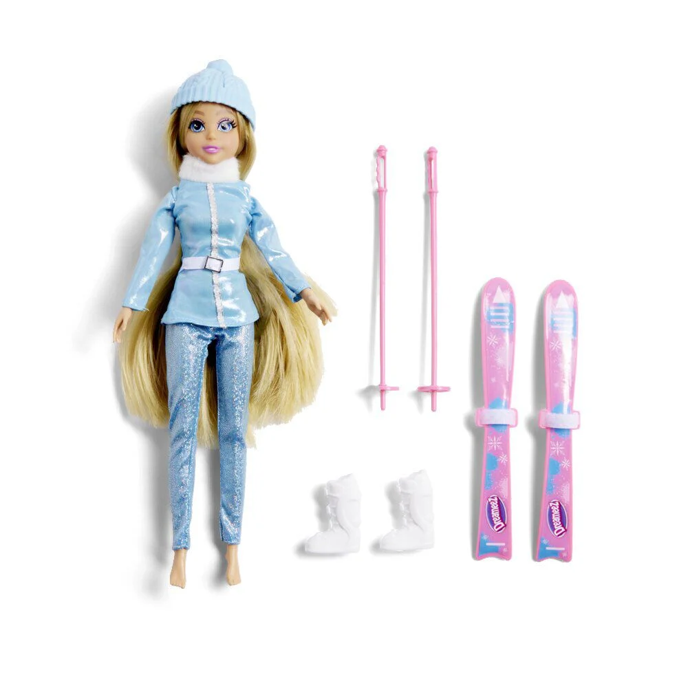 Poupée mannequin avec accessoires de ski