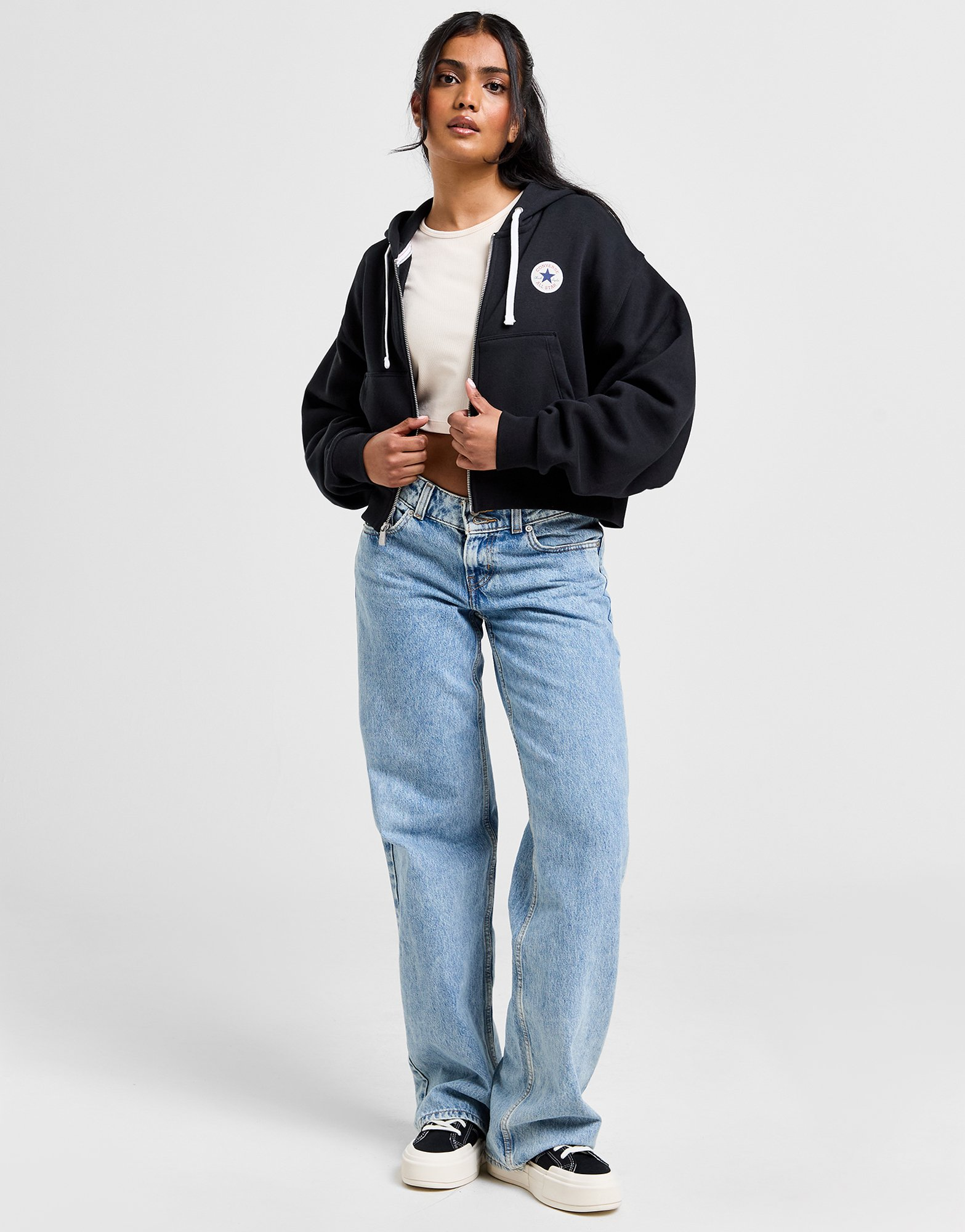Converse Sweat à Capuche Zippé Retro Chuck Taylor Femme