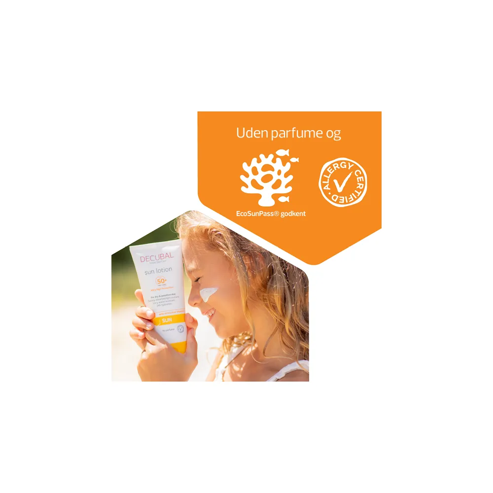 Decubal Sun Lotion SPF 50  - 180 ml.