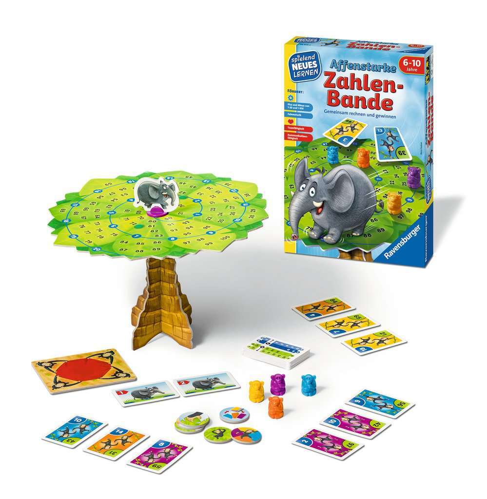 Ravensburger Spiel Affenstarke Zahlen-Bande