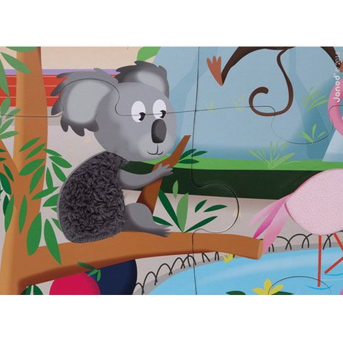 Janod voelpuzzel - een dag in de dierentuin (20st) 2774