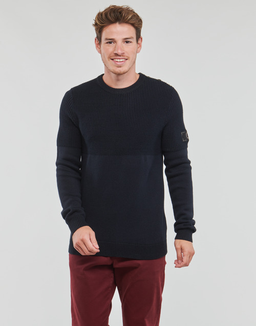 Jack & Jones - JJSPENCER KNIT CREW NECK - Marine