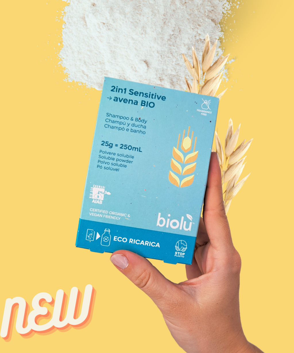 biolù  2in1 Shampoo & Duschgel Sensitiv Pulver Refill, 25 g