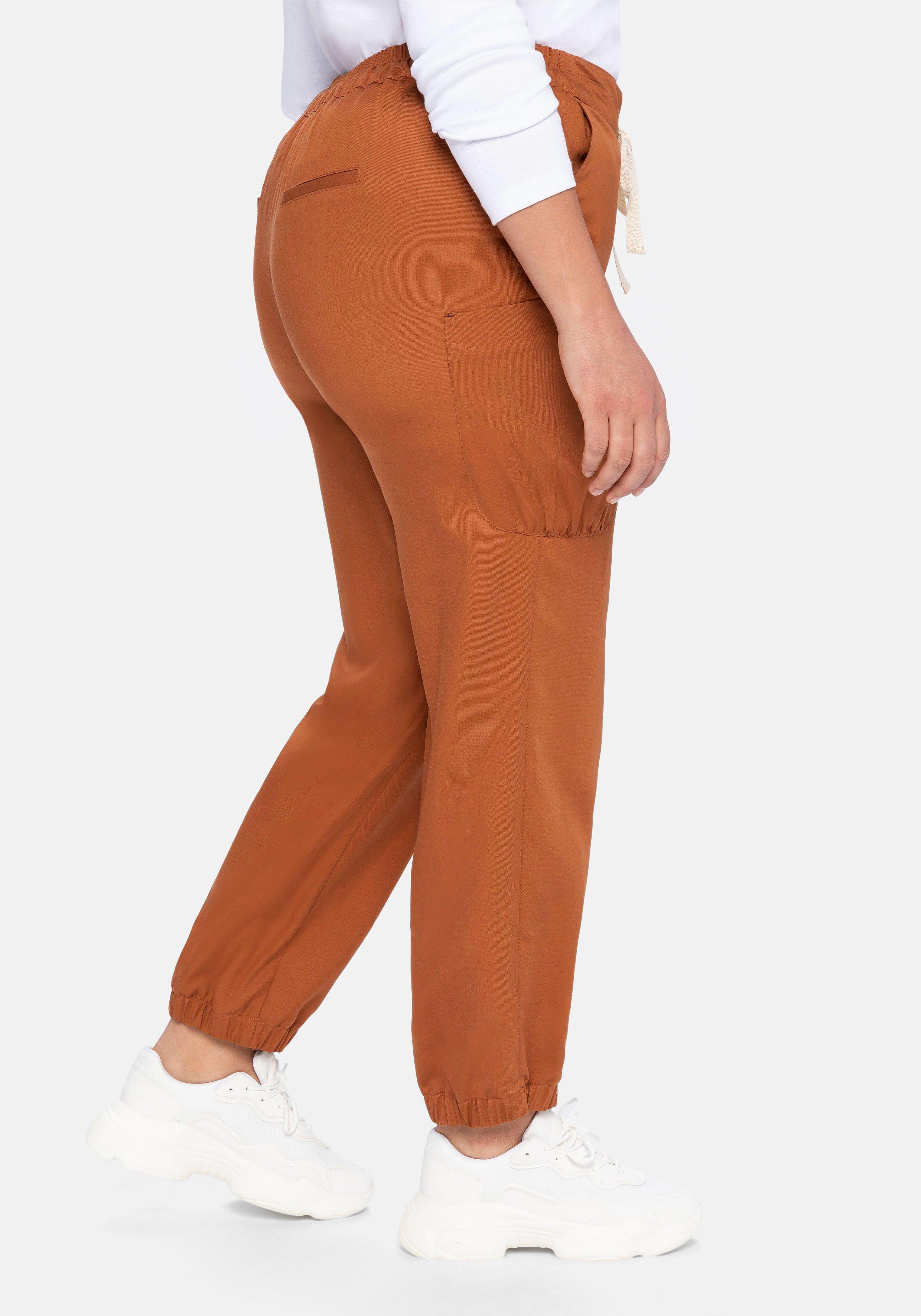 Cargohose mit Schlupfbund, aus TENCEL™ Lyocell