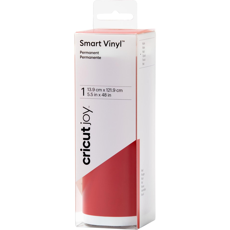 Cricut Vinylfolie Joy, permanent, rot matt