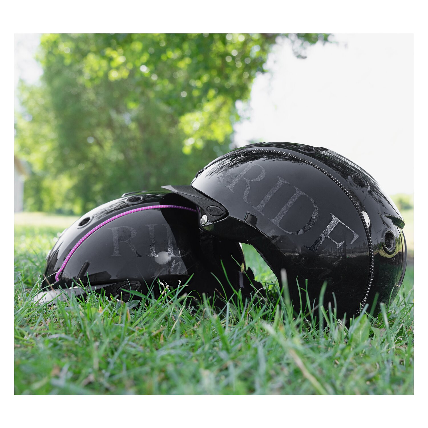 RIDE now by CASCO Reithelm  - schwarz glanz