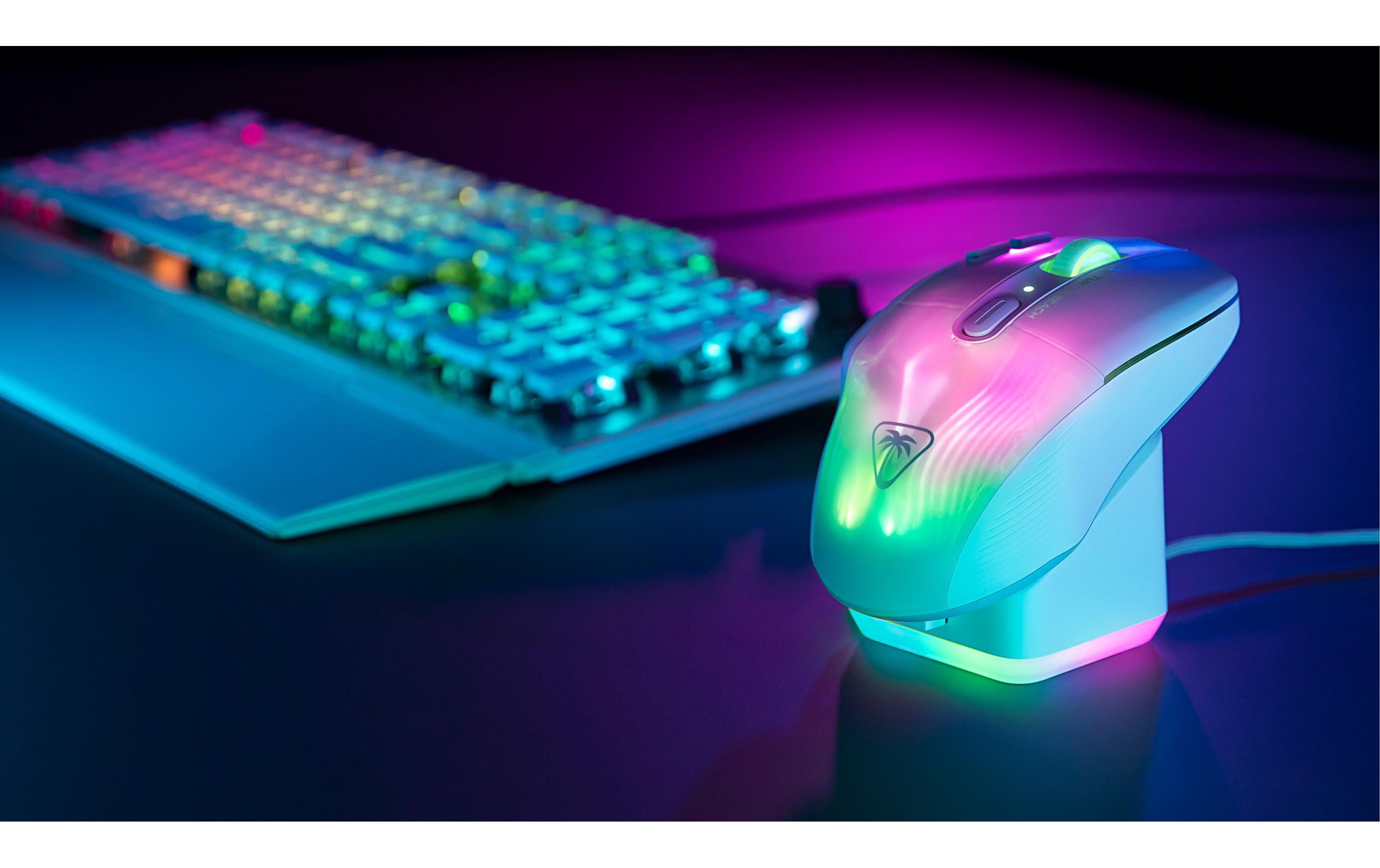 Gaming-Maus Kone XP Air Weiss<br>Kabellose Präzisionsspielmaus mit einstellbarer DPI, ergonomischem Design und programmierbaren Tasten für ultimative Kontrolle und Komfort beim Spielen