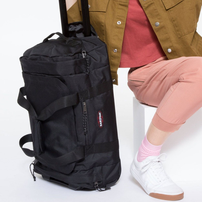 Sac de voyage cabine à roue Leatherface S + 41 Litres Black