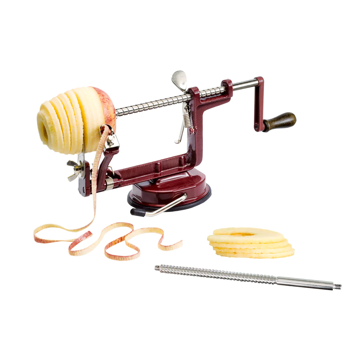 Pèle-pommes à ventouse - tranches 2 et 4 mm - 2 vis La Bonne Graine
